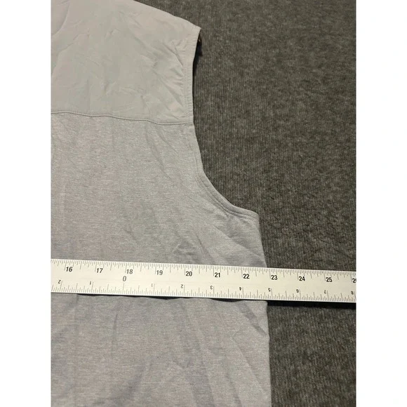 Vuori Mens Sunday Element Vest Size XL gray 4 Way Stretch V286 performance - Picture 7 of 8
